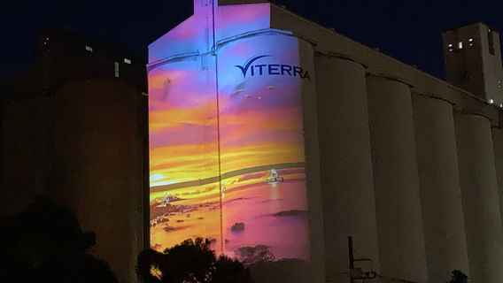 Wallaroo Silo Light Show