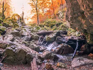Start potecă - Podul natural Grohot
