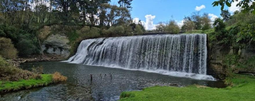 Rere Rock Slide Waterfall