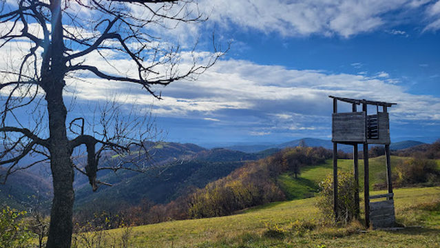 Peak Rajac 848 m,mountain Suvobor