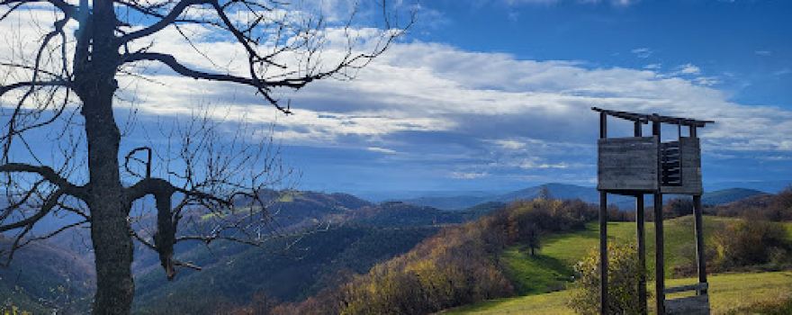 Peak Rajac 848 m,mountain Suvobor