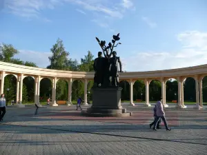 Monument to Pushkin and Abai