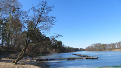 Paid beach in Augustów