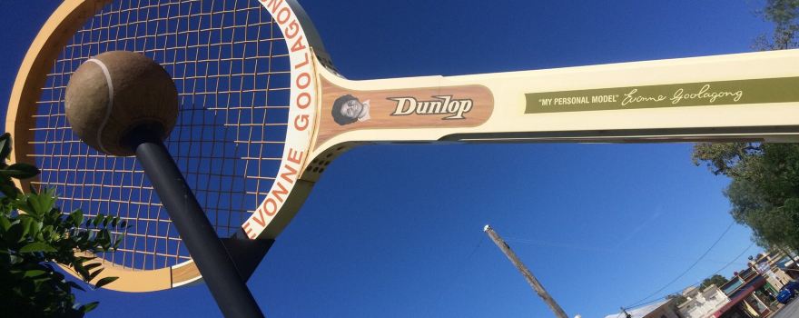 Evonne Goolagong Big Tennis Racquet