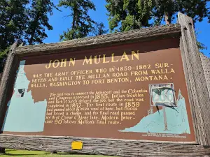 Mullan Trail Park Historical Monument