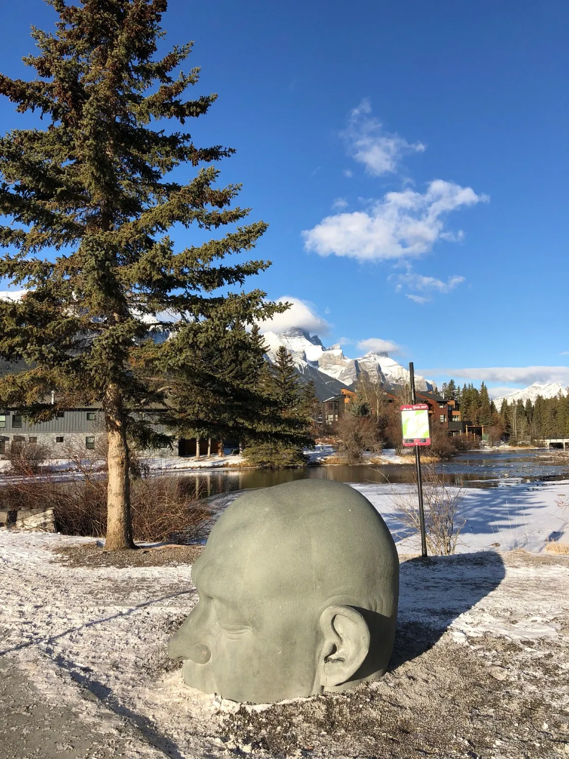 The Canmore ("Big Head" Sculpture)