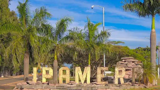 Letreiro na entrada de Ipameri
