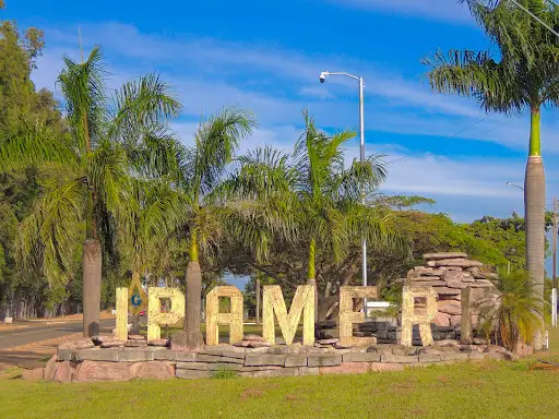 Letreiro na entrada de Ipameri