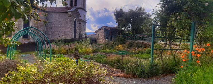 Le jardin medieval Le Clos d'Hildegarde