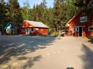 The camping Matane River