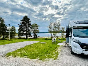 Flatenbadet in Småland. Camping