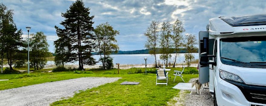 Flatenbadet in Småland. Camping