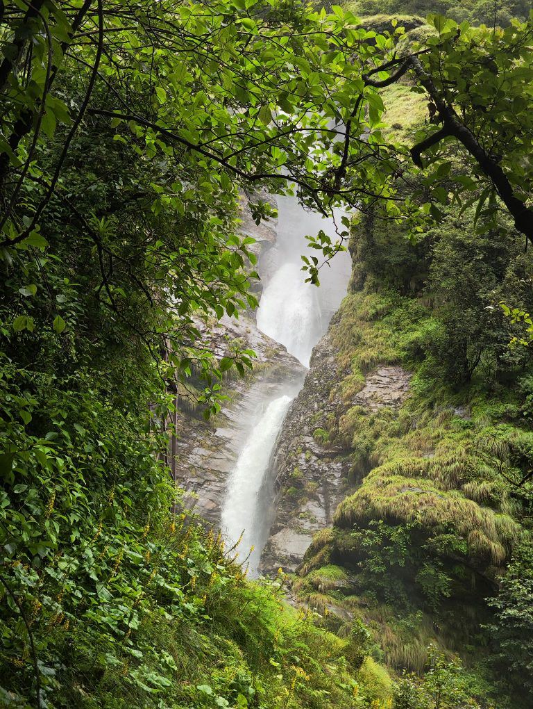 Baxia Waterfall in Yadong County