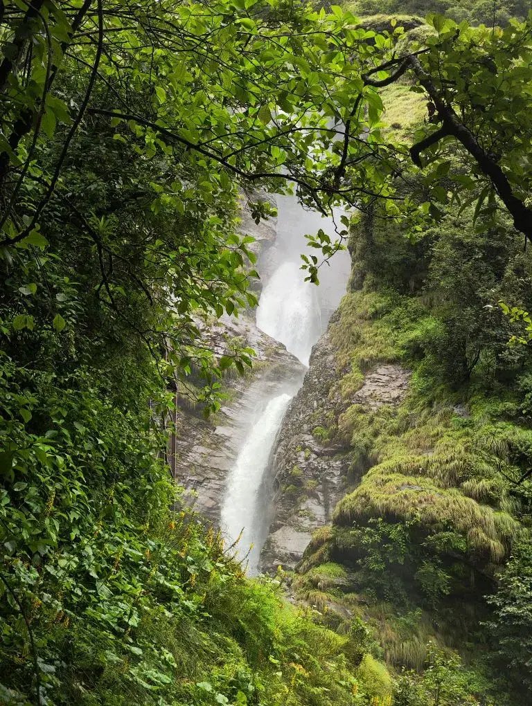 Baxia Waterfall in Yadong County