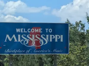 Welcome to Mississippi sign
