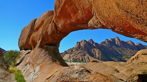 Spitzkoppe attraction in Namibia