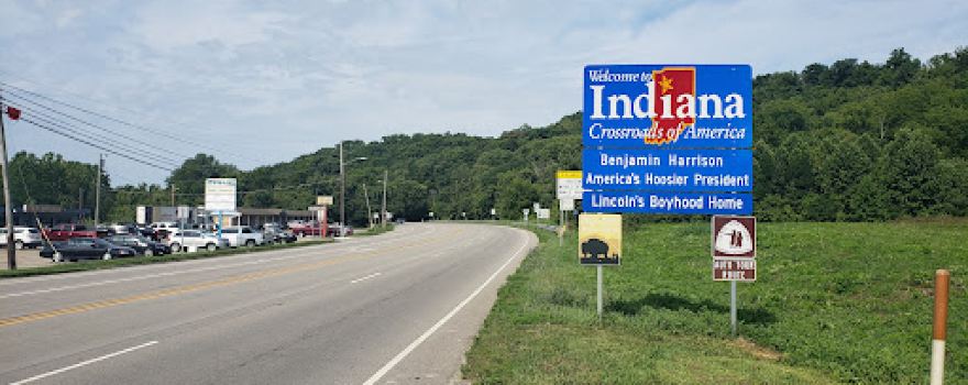 Welcome To Indiana Sign