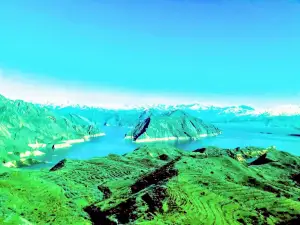 Nurek Reservoir View