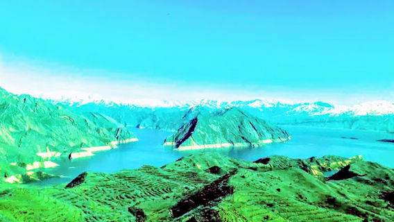 Nurek Reservoir View