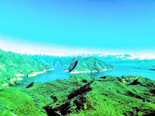 Nurek Reservoir View
