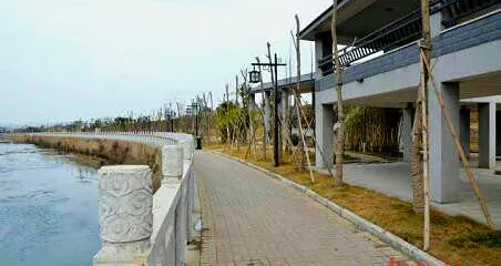 灰山港鎮沿志溪河風光帶