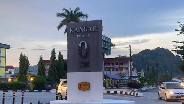 0 km Kangar