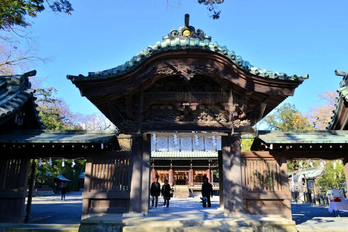 Mishima und der Mishima-Taisha-Schrein