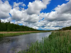Kładka turystyczna Szuszalewo - Jałowo - Nowy Lipsk