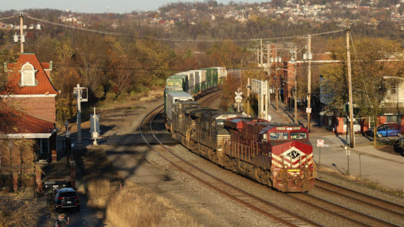 Amity Street Railroad Crossing