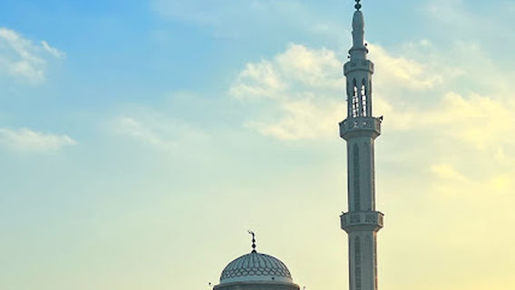Alexandria desert road Mosque