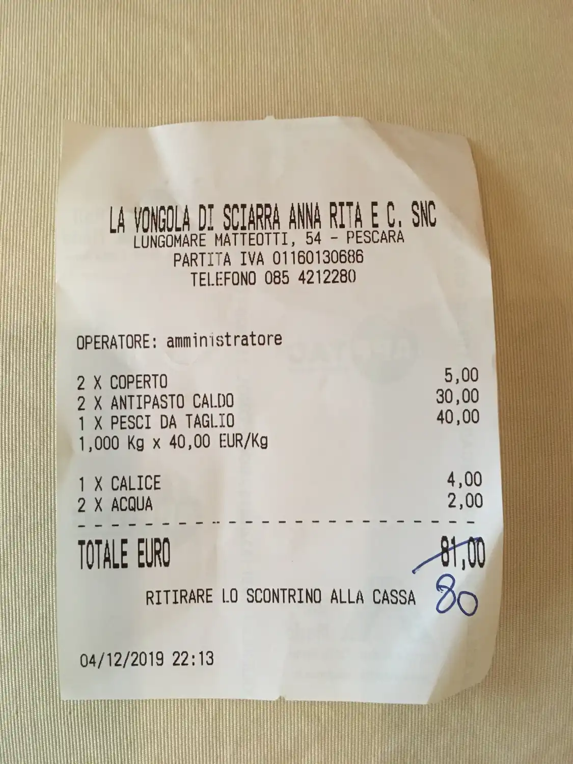 Hotel in zona Stabilimento Balneare La Vongola 43