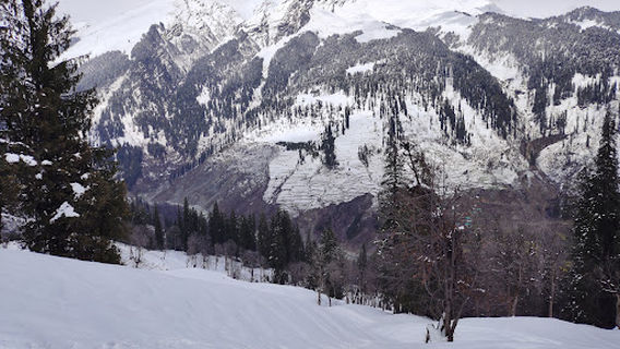 Old Manali snow point