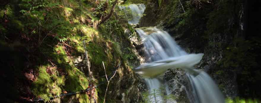 Kleiner Wasserfall Wallgau