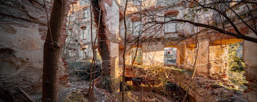 Pałac Maniów Mały (ruina)
