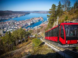 Mount Floyen and the Funicular
