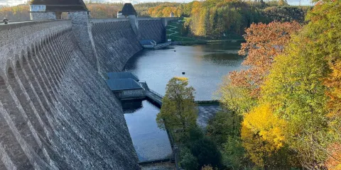 Mohnesee Staumauer