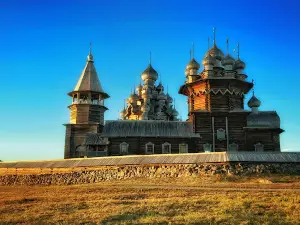 The bell tower of the Kizhi Pogost