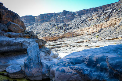 Parking short walk to Wadi Damm Pools