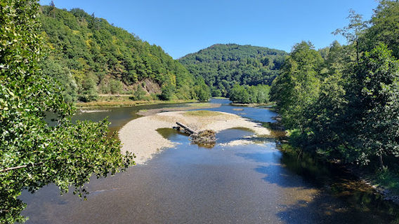 Rurtal with the rock formations of Uhusley