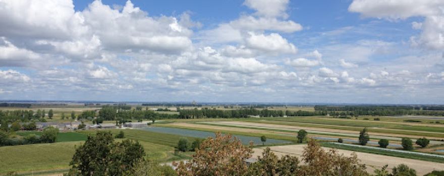 Parc d'agrément, vue sur le Mont Saint-Michel