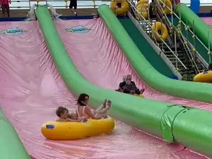 MONSTER SLIP AND SLIDE BUDE, CORNWALL