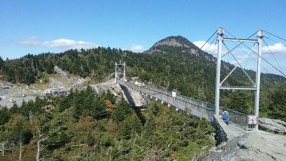 Mile High Swinging Bridge