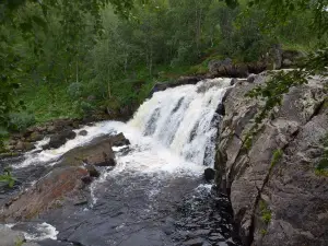 Waterfall on the River Lavna