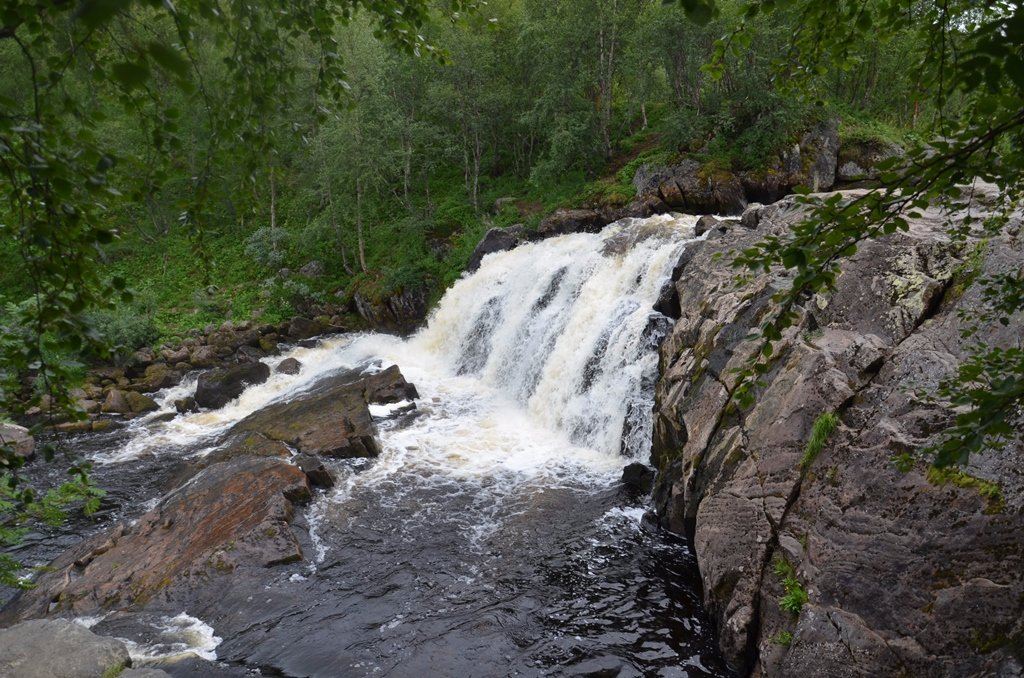 Waterfall on the River Lavna