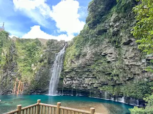 雄川の滝 (滝壺側展望所への道)