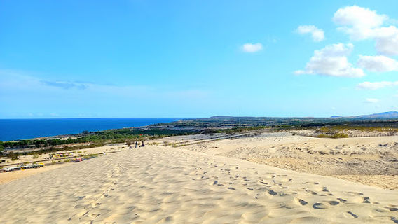 Less Touristy White Sand Dunes
