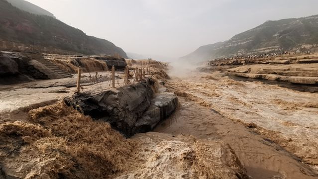 Shaanxi Yellow River Hukou Waterfall Geological Museum