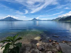 Public beach and viewpoint