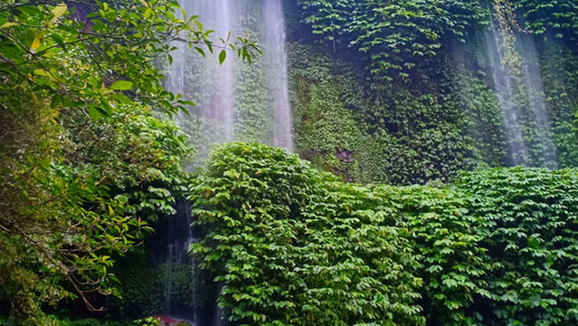 Benang Stokel and Benang Kelambu Waterfall