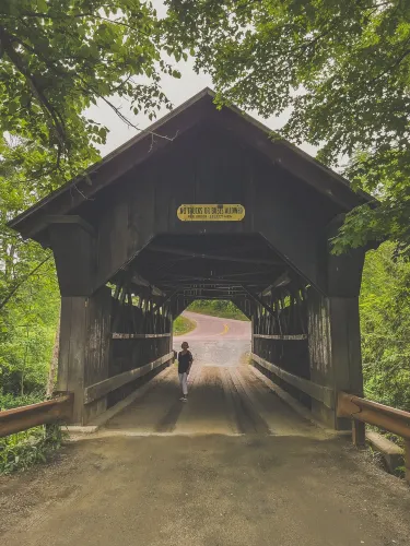 Historic Gold Brook Covered Bridge